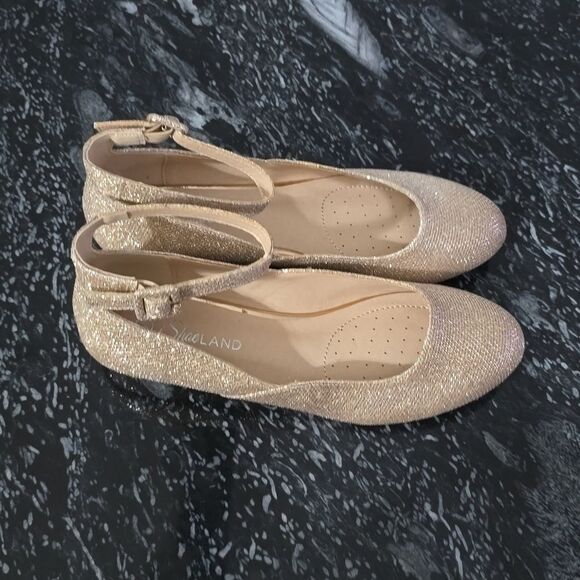 BRAND NEW SHOELAND ST AUGUST ANKLE-STRAP BALLERINA SHOES FLAT - Picture 7 of 14